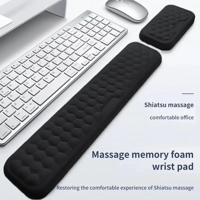 Repose poignets ergonomique en mousse à mémoire de forme clavier et souris