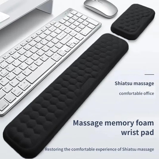 Repose poignets ergonomique en mousse à mémoire de forme clavier et souris