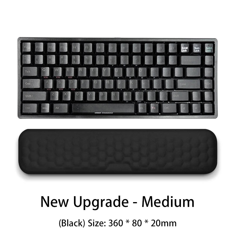 Repose poignets ergonomique en mousse à mémoire de forme clavier et souris