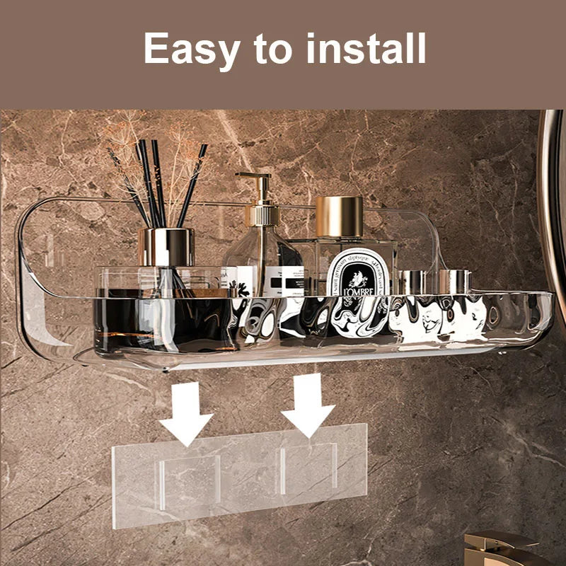 Etagère de salle de bain sans perçage