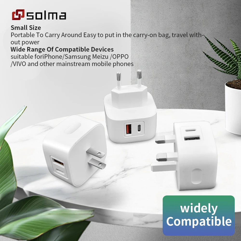 CHARGEUR USB ET USB-C RAPIDE