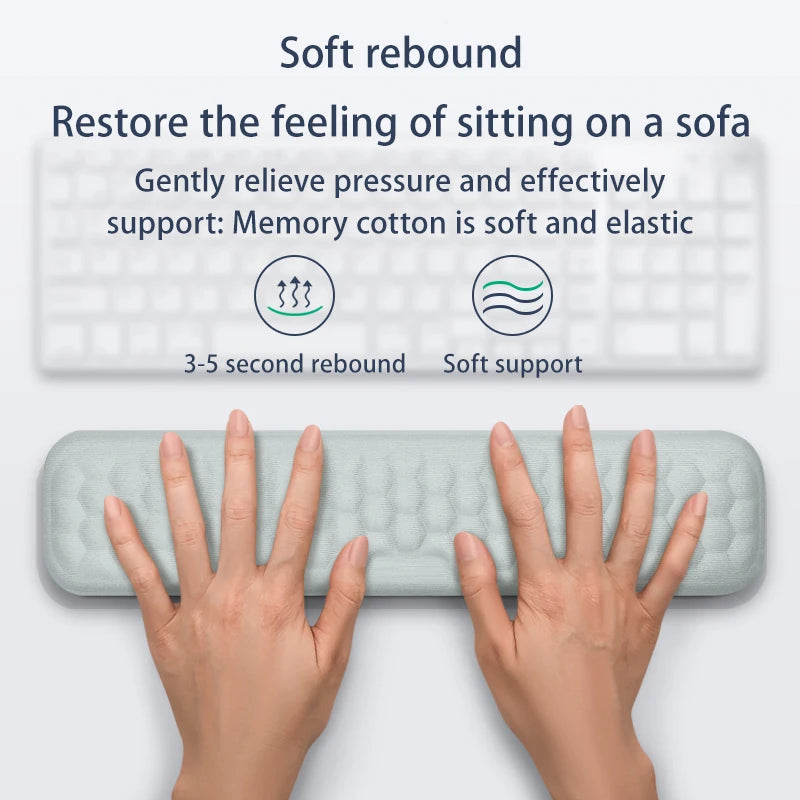 Repose poignets ergonomique en mousse à mémoire de forme clavier et souris