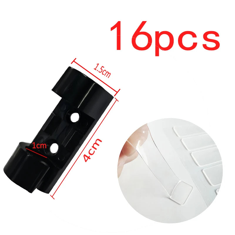 Organisateur de câbles de bureau adhésif - clips de rangement
