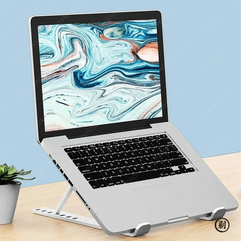 Support pliables et réglable pour ordinateur portable
