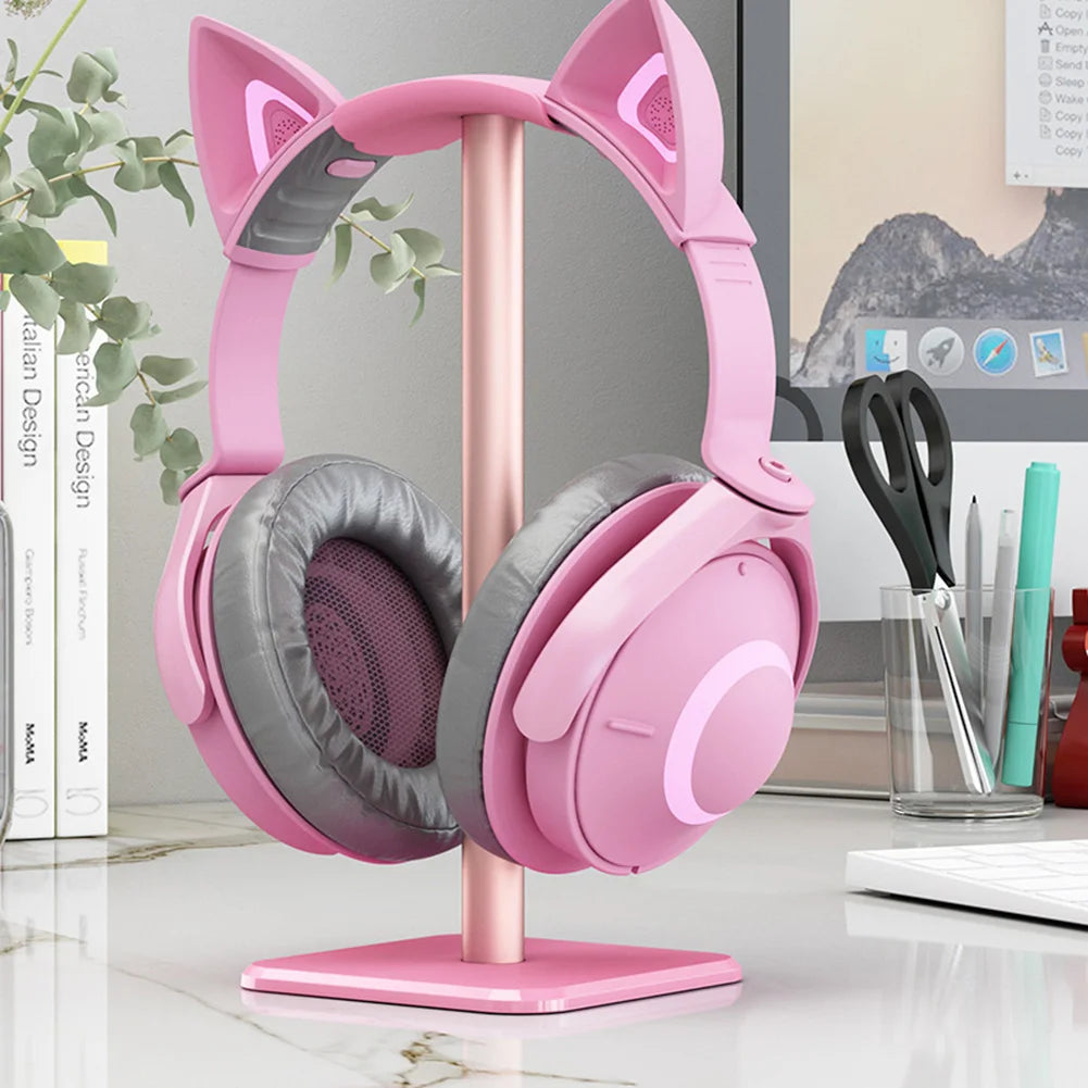 Support de casque en aluminium Design moderne pour bureau organisé