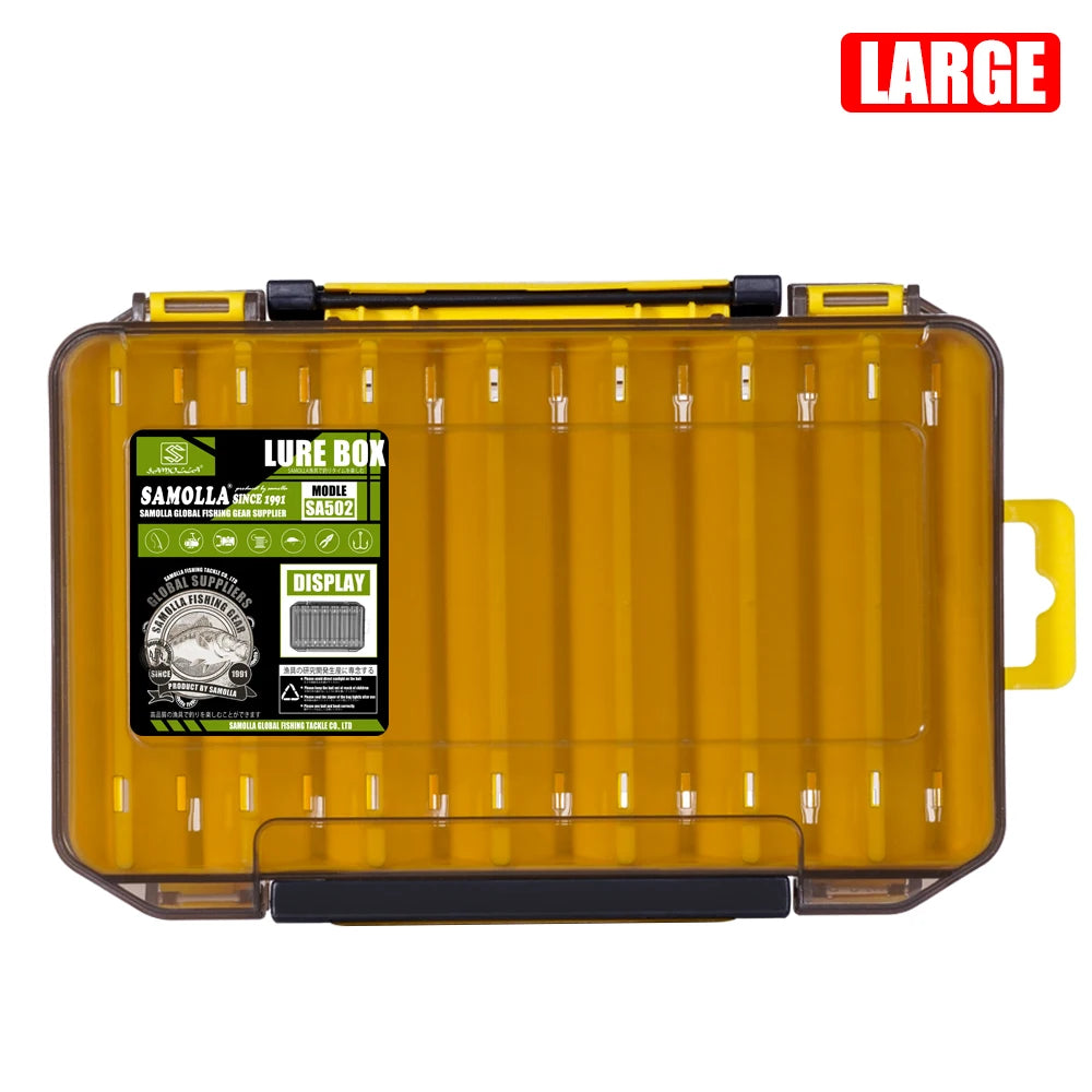 Boîte de rangement double face -organiseur compact pour petits accessoires
