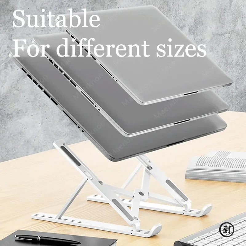 Support pliables et réglable pour ordinateur portable