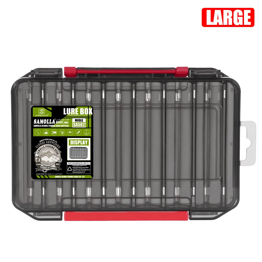 Boîte de rangement double face -organiseur compact pour petits accessoires