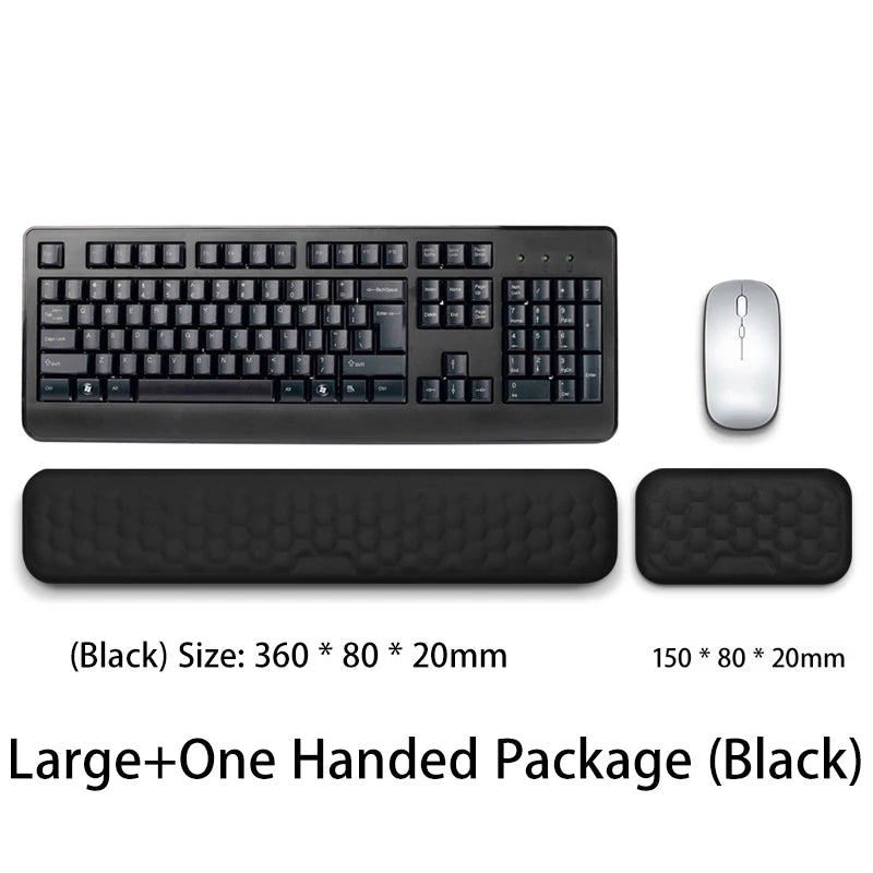 Repose poignets ergonomique en mousse à mémoire de forme clavier et souris