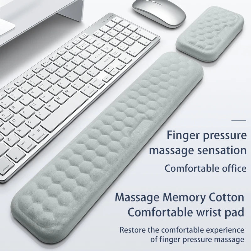 Repose poignets ergonomique en mousse à mémoire de forme clavier et souris