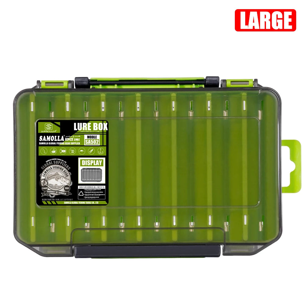 Boîte de rangement double face -organiseur compact pour petits accessoires