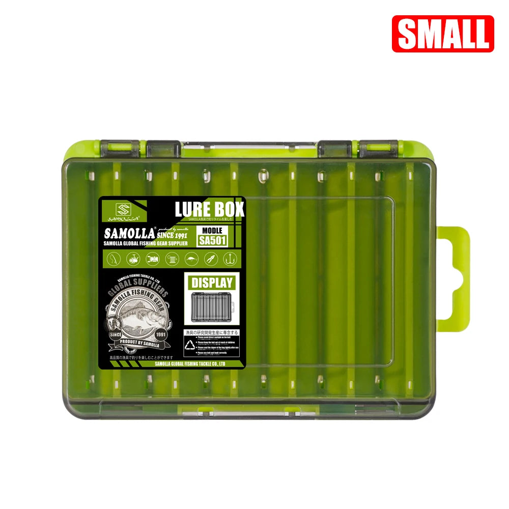 Boîte de rangement double face -organiseur compact pour petits accessoires