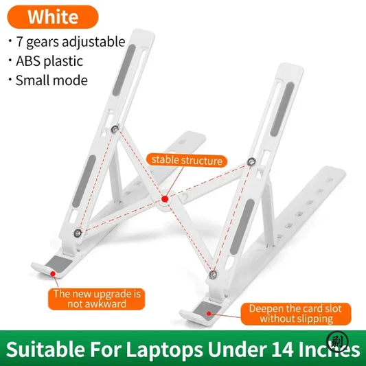 Support pliables et réglable pour ordinateur portable
