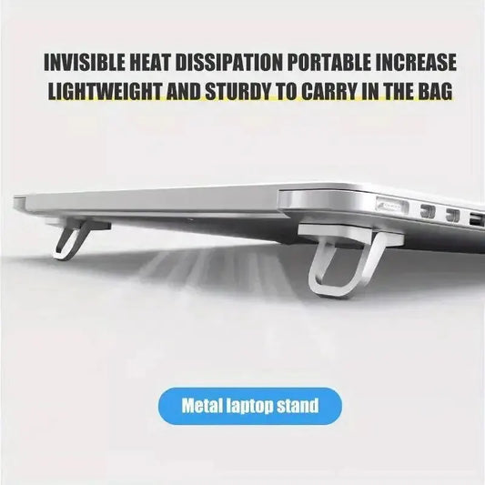 Support ergonomique pour ordinateur portable (lot de 2) réhausseur compact et portable