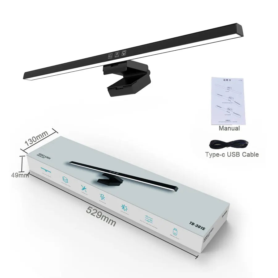 Barre lumineuse LED pour écran d'ordinateur - USB intensité réglable