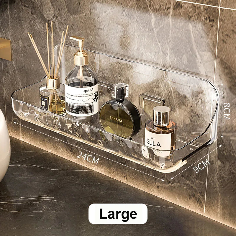 Etagère de salle de bain sans perçage