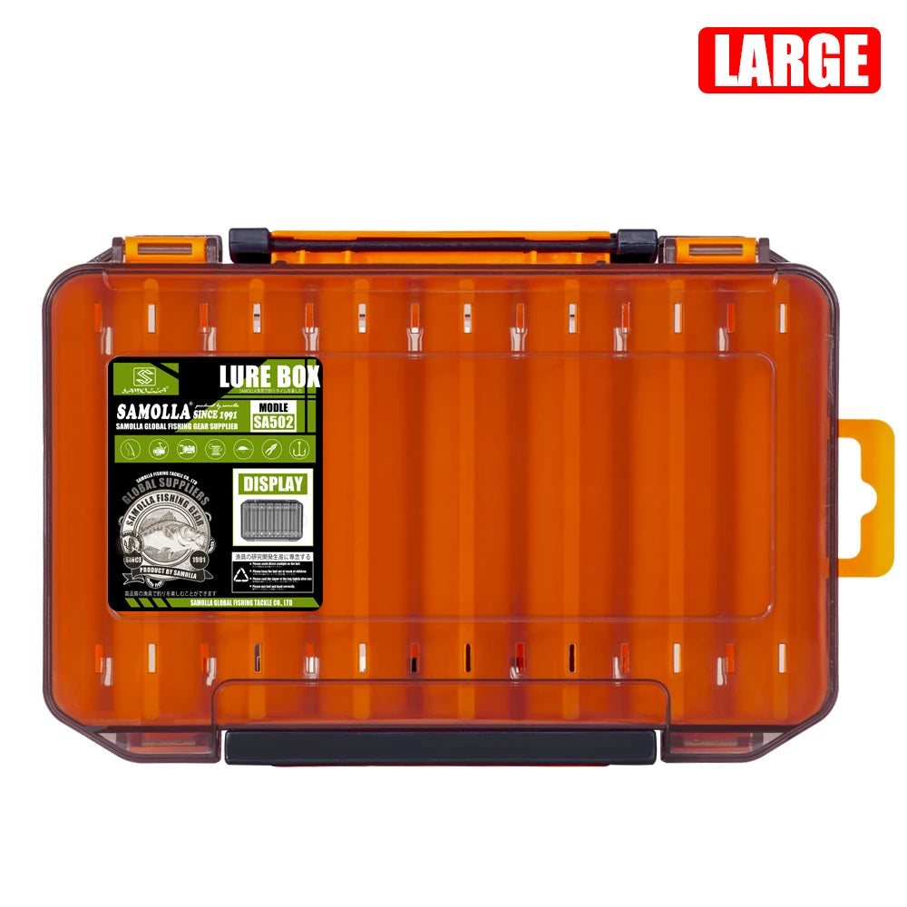 Boîte de rangement double face -organiseur compact pour petits accessoires