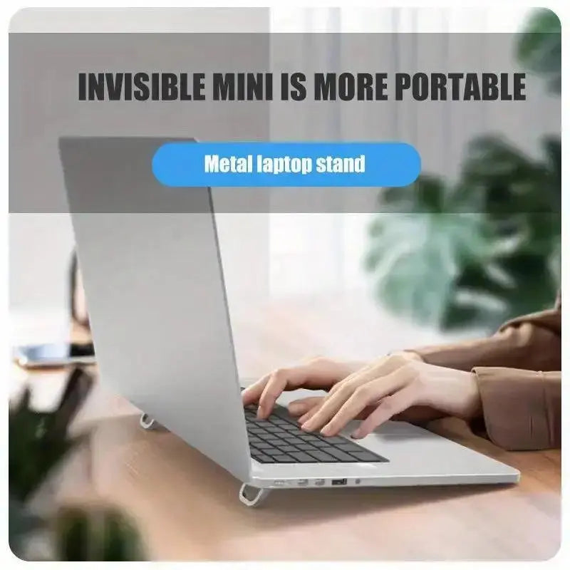 Support ergonomique pour ordinateur portable (lot de 2) réhausseur compact et portable