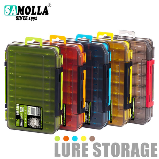 Boîte de rangement double face -organiseur compact pour petits accessoires