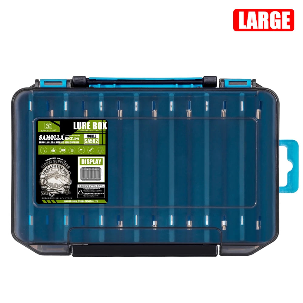 Boîte de rangement double face -organiseur compact pour petits accessoires