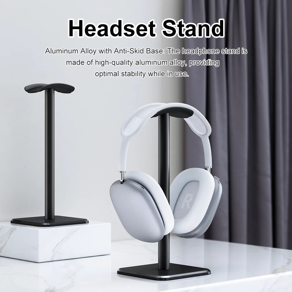 Support de casque en aluminium Design moderne pour bureau organisé