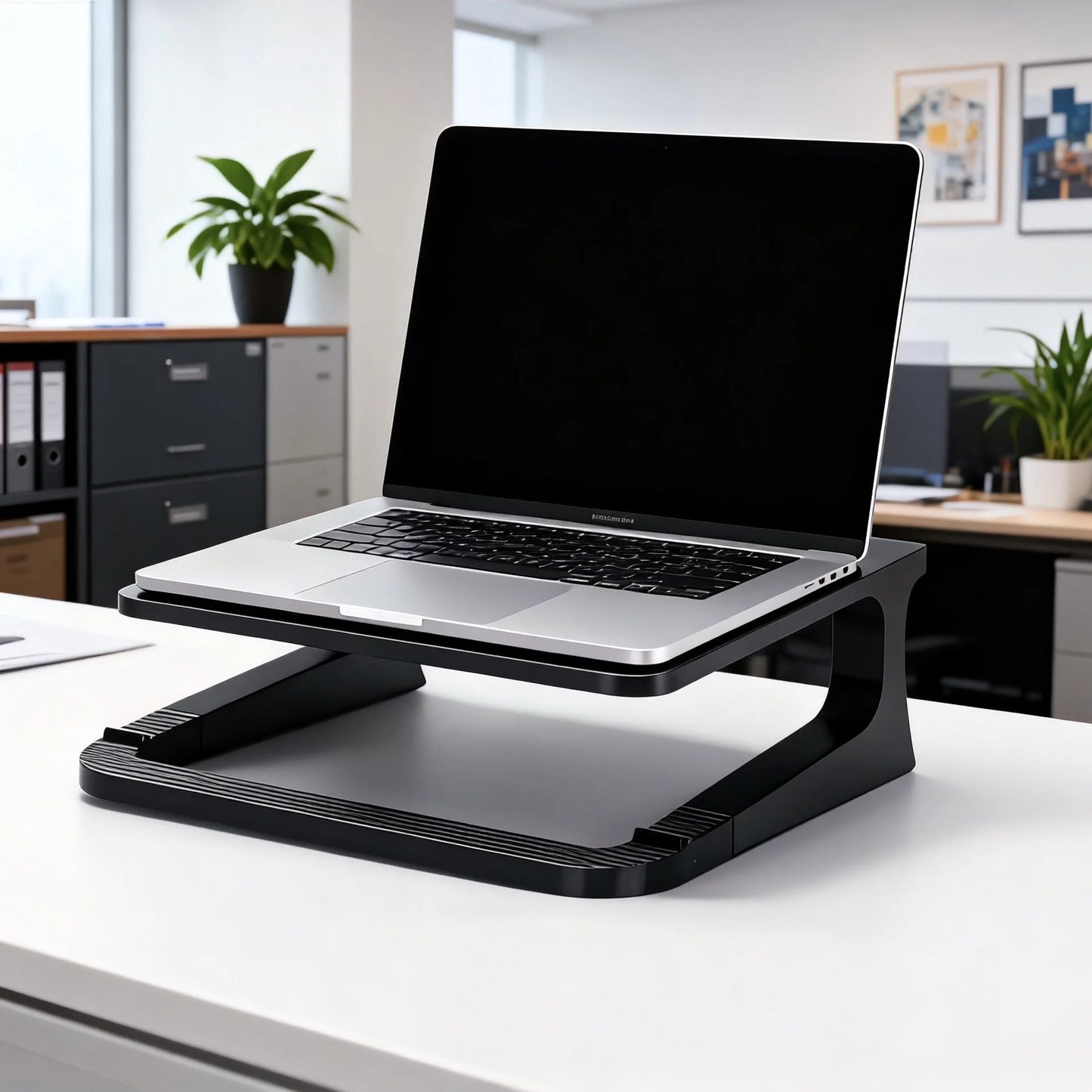 Support ergonomique réglable pour ordinateur portable