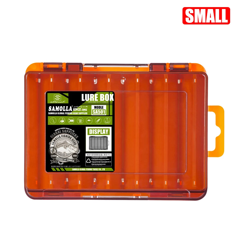 Boîte de rangement double face -organiseur compact pour petits accessoires