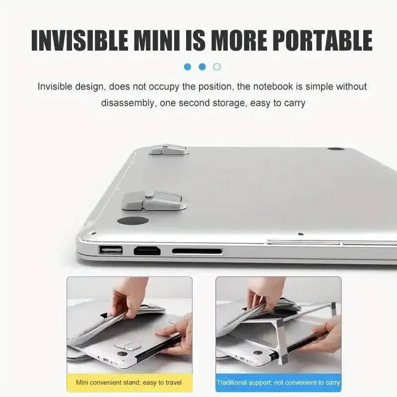 Lot de 2 supports d'ordinateur portable pliables ergonomiques  et portables